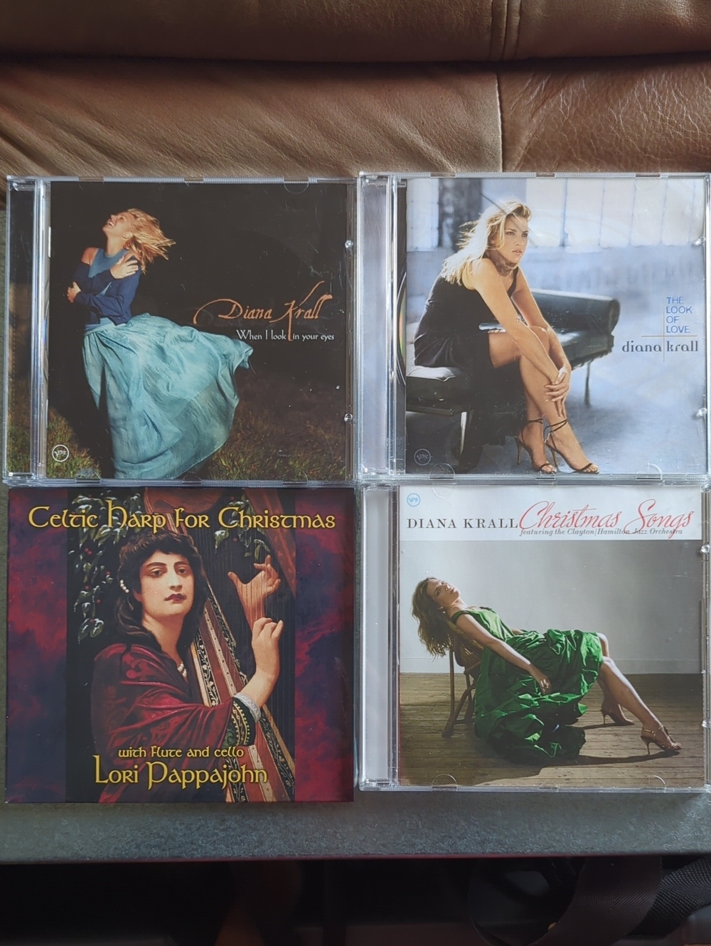 Cd Lot 4 Diana Krall, Celtic Christmas Harp